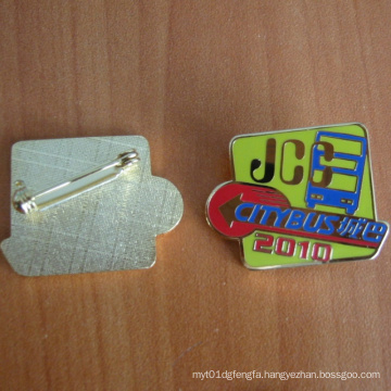 Custom Enamel Lapel Pin, City Bus Badge (GZHY-LP-034)